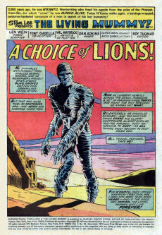 Extrait de Supernatural Thrillers (Marvel Comics - 1972) -10- A Choice of Dooms!