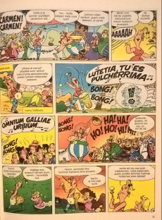 Extrait de Astérix (en latin) -20- Asterix et Maestria