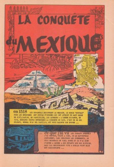 Extrait de Les classiques illustrés (2e Série) -15- La conquête du Mexique