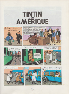 Extrait de Tintin (Historique) -3C8 b- Tintin en Amérique