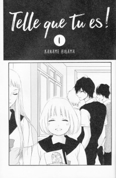 Extrait de Telle que tu es ! -1Extrait- Tome 1