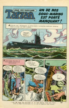 Extrait de Tarzan (7e Série - Sagédition) (Super - 2) -25- Un de nos sous-marins est porté manquant !