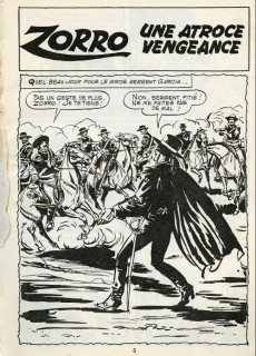 Extrait de Zorro (5e série - DPE puis Greantori - Nouvelle série) -25- Une atroce vengeance