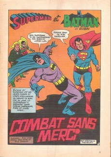 Extrait de Superman et Batman et Robin -45- Combat sans merci
