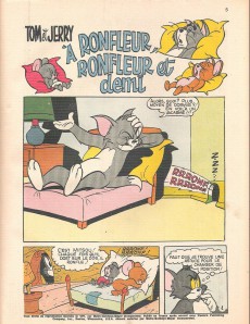 Extrait de Tom & Jerry (Magazine) (2e Série - Géant) -6- A ronfleur, ronfleur et demi
