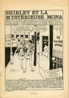 Extrait de Shirley (3e série - Arédit) -5- Shirley et la mystérieuse mona