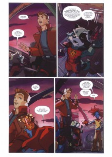 Extrait de Les gardiens de la galaxie (Panini Kids) -1- Apparences trompeuses