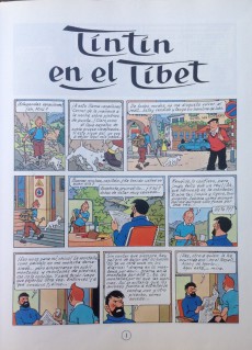 Extrait de Tintín (Las Aventuras de) -20a- Tintín en el Tíbet