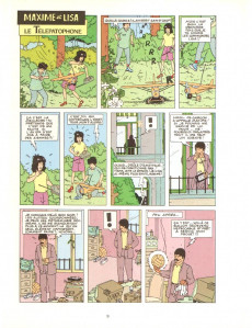 Extrait de Maxime et Lisa (Une aventure de) -2TT- Le mystère du Télépatophone - Tome 1