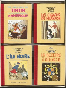 Extrait de Tintin (L'œuvre intégrale d'Hergé - Rombaldi) -12- Coffret de 8 mini livres