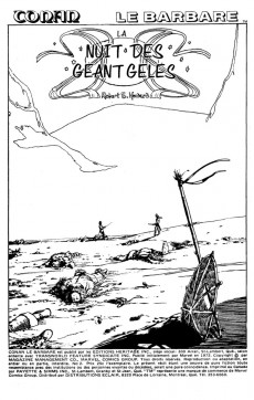 Extrait de Conan le barbare (Éditions Héritage) -2- La nuit des géants gelés