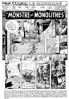 Extrait de Conan le barbare (Éditions Héritage) -6- Le monstre des monolithes