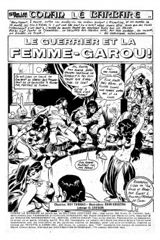 Extrait de Conan le barbare (Éditions Héritage) -23- Le guerrier et la femme-garou!