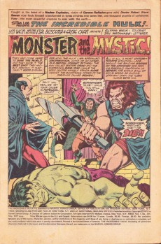 Extrait de The incredible Hulk Vol.1bis (1968) -211- The monster and the mystic!