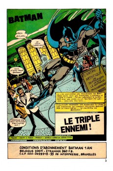 Extrait de Batman (Interpresse) -75- Le triple ennemi de Batman