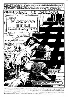 Extrait de Conan le barbare (Éditions Héritage) -29- Les flammes et le maniaque!