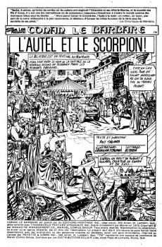 Extrait de Conan le barbare (Éditions Héritage) -37- L'autel et le scorpion!