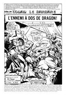 Extrait de Conan le barbare (Éditions Héritage) -45- L'ennemi à dos de dragon!