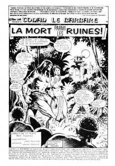 Extrait de Conan le barbare (Éditions Héritage) -48- La mort parmi les ruines!