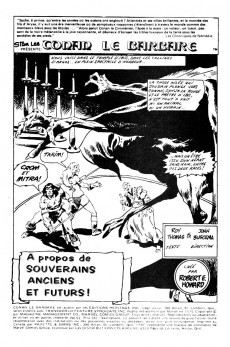 Extrait de Conan le barbare (Éditions Héritage) -53- A propos de souverains anciens et futurs!