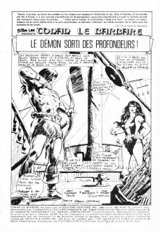 Extrait de Conan le barbare (Éditions Héritage) -54- Le démon sorti des profondeurs!