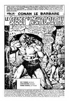 Extrait de Conan le barbare (Éditions Héritage) -56- Le secret d'Ashtoreth!