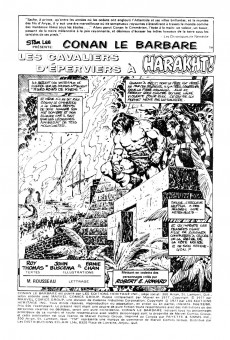 Extrait de Conan le barbare (Éditions Héritage) -5960- Les cavakiers d'éperviers à Harakht!