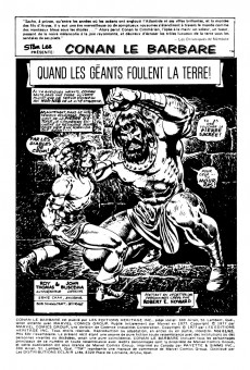 Extrait de Conan le barbare (Éditions Héritage) -6162- Quand les géants foulent la terre!