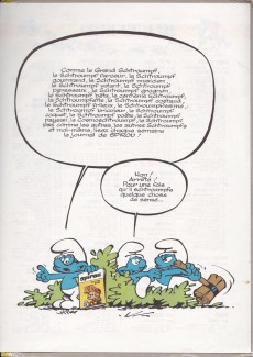 Extrait de Les schtroumpfs -6a1973- Le cosmoschtroumpf