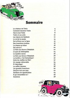 Extrait de Tintin - Divers -AJ4- Album-jeux 4