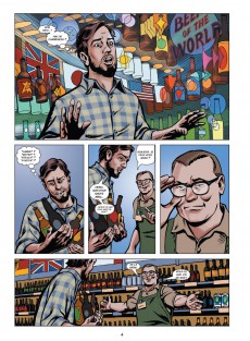 Extrait de Une histoire de la Bière en bande dessinée - Une histoire de la bière en bande dessinée