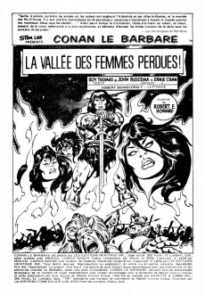 Extrait de Conan le barbare (Éditions Héritage) -8990- La vallée des femmes perdues!