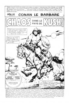 Extrait de Conan le barbare (Éditions Héritage) -9192- Chaos dans le pays de Kush!