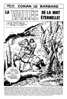 Extrait de Conan le barbare (Éditions Héritage) -103104- La vallée de la nuit éternelle!