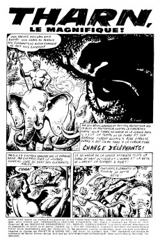 Extrait de Aventure dans la jungle (Éditions Héritage) -3- Tharn, le magnifique : Charge d'éléphant