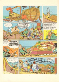 Extrait de Astérix (en anglais) -22c1985- Asterix and the great crossing