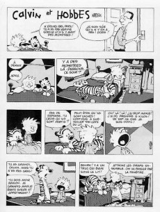 Extrait de Calvin et Hobbes -12a1999- Quelque chose bave sous le lit !