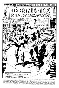 Extrait de Capitaine America (Éditions Héritage) -7- Débandade sur le campus!!!