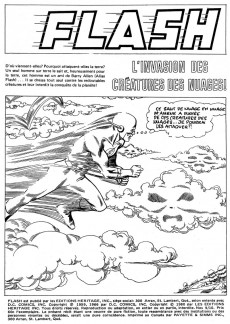 Extrait de Flash (Éditions Héritage) -910- L'invasion des créatures des nuages!