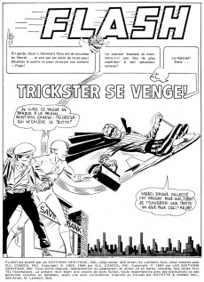 Extrait de Flash (Éditions Héritage) -1920- Trickster se venge!