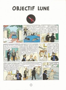 Extrait de Tintin (France Loisirs 1987) -8- Objectif Lune / On a marché sur la Lune