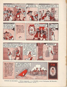Extrait de Bob et Bobette (2e Série Rouge) -13c1962- Le Castel de COGHEDUR