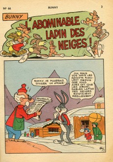 Extrait de Bugs Bunny (2e série - SAGE) -66- L'abominable lapin des neiges