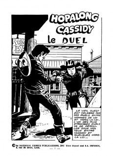 Extrait de Hopalong Cassidy (puis Cassidy) (Impéria) -229- Hoppalong Cassidy - Le duel