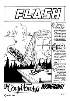 Extrait de Flash (Artima) -44- Le Capitaine Boomerang !