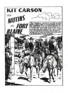 Extrait de Kit Carson (Impéria) -128- Les mutins du fort Blaine