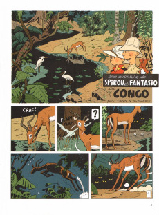 Extrait de Spirou et Fantasio par... (Une aventure de) / Le Spirou de... -11- Le Maître des hosties noires (La Femme léopard 2/2)