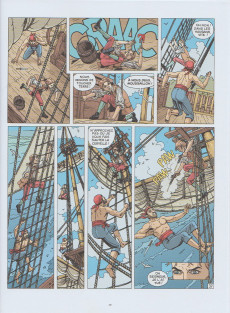 Extrait de Les grands Classiques de la littérature en bande dessinée (Glénat/Le Monde) -2- L'île au trésor