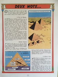 Extrait de Blake et Mortimer (Les aventures de) (Historique) -3TL- Le Mystère de la Grande Pyramide - Le Papyrus de Manéthon