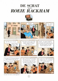 Extrait de Tintin (en langues régionales) -12Anversois- De Schat van Roeie Rackham
